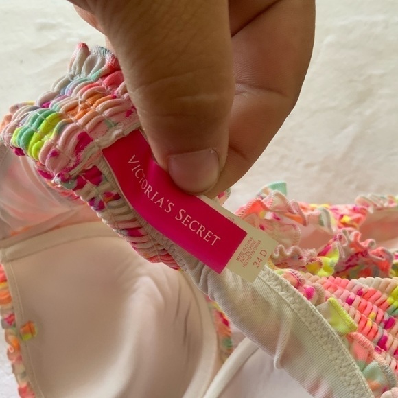 𝅺VICTORIA'S Secret Neon Confetti Two Piece Bikini NWOT - Picture 4 of 4